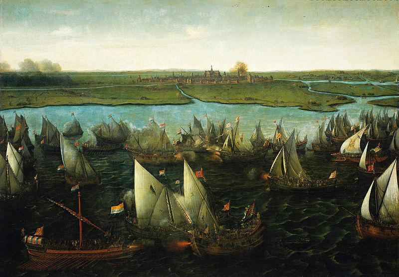 Hendrik Cornelisz. Vroom Battle of Haarlemmermeer, 26 May 1573